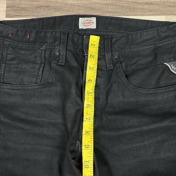 Replay Jeans Black Slim Fit Black Size 32x30 - Picture 6 of 14